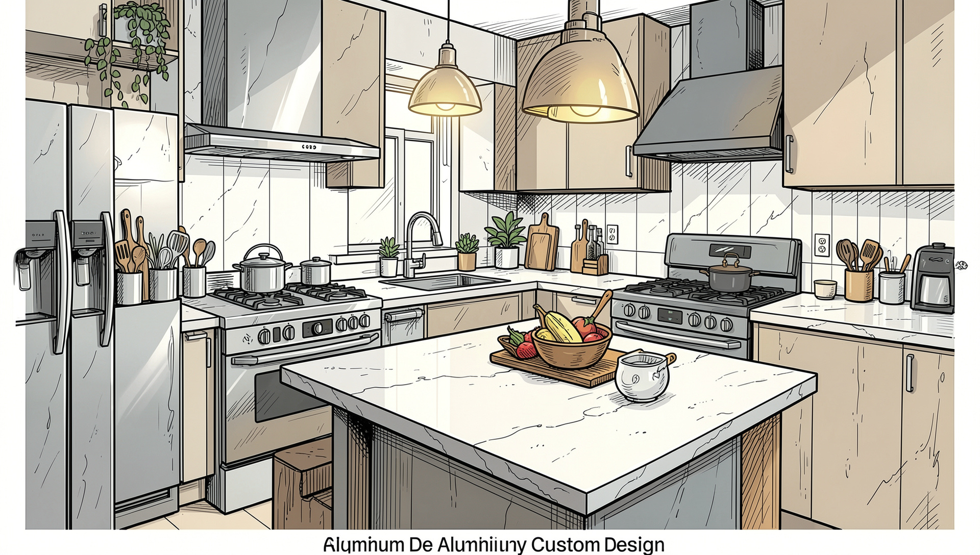 Kitchen Set Aluminium 4